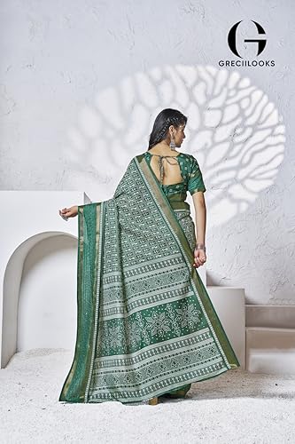 Image of GRECIILOOKS Saree | Women Saree | Saree for women latest design | Saree | Saree for Women | Silk Saree | Banarasi Saree