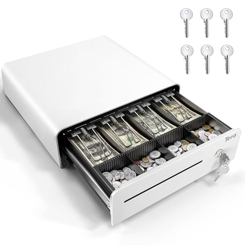 Tera 13-Inch Cash Register Drawer with Media Slot