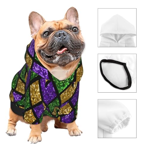 Suéter con capucha para perro AMRANDOM para invierno miniatura 3