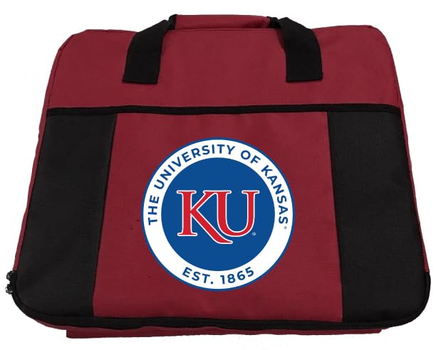 R and R Imports Kansas Jayhawks Seat Cushion Officially Licensed Collegiate Product Maroon