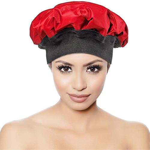QINYUP Backen Öl-Wärme Gel Cap Haartrockner Wrap Wärme Praktische Haarpflege Behandlung Schönheits Steamer SPA Beheizt und Kälte Hair Cap Cover