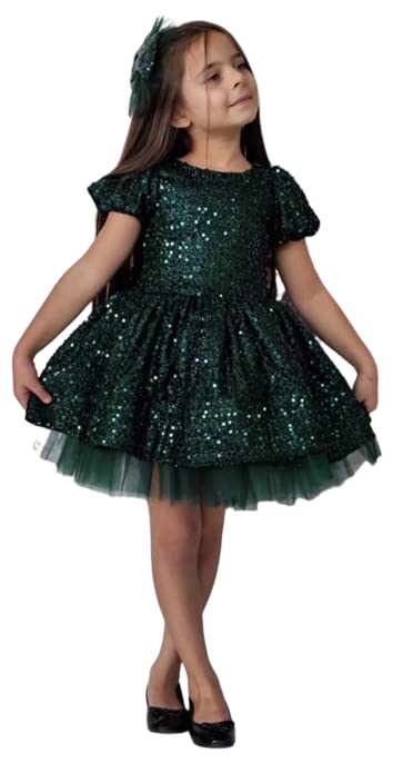 GenericBlue Sequin Color Shiny Sparkly Gown Tutu Dress