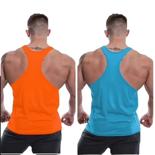 Image of MASCARI Men's Tank Tops Muscle Gym Bodybuilding Vest Fitness Workout Sando -mf