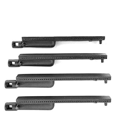 4 Pack Cast Iron Burner for Aussie 7202, CAPTN Cook, Centro, Turbo 720-0057, Nexgrill, SAMS, Bakers & Chefs Bull and Gas Grill Models
