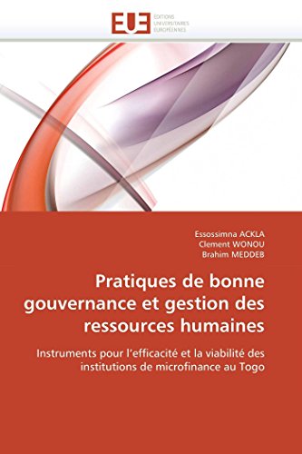 Pratiques de bonne gouvernance et gestion des ressource…