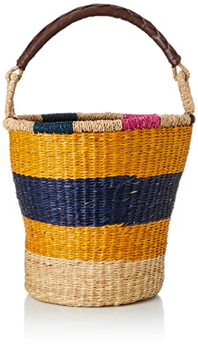 ちどり産業(Tidorisangyou) バスケット オレンジ φ28×H40cm