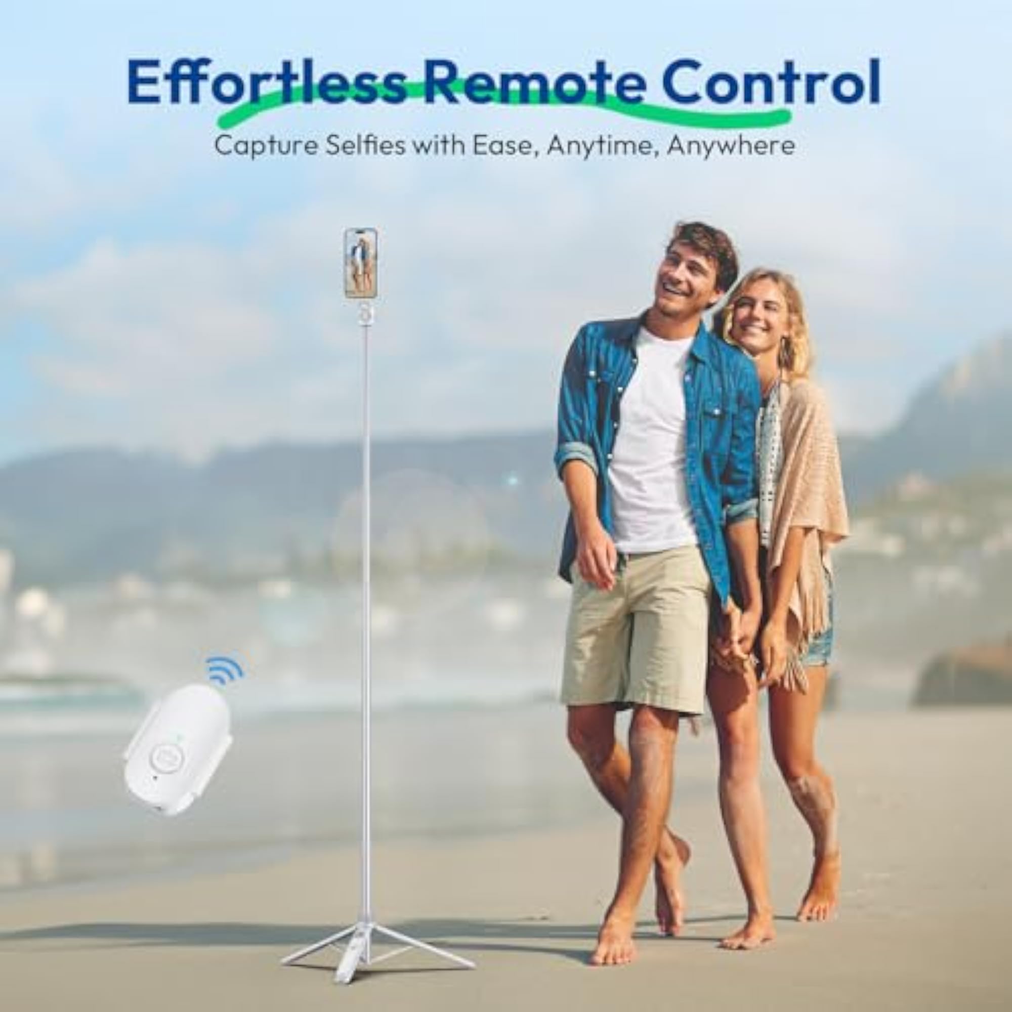 TT88 Magnetic Tripod for Extendable Selfie Stick with Remote