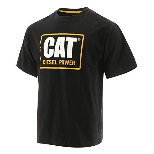 Caterpillar Men's CAT Diesel Power Short Sleeve Classic Fit Tee, Black, M