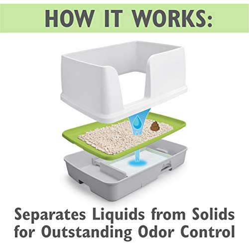 Purina Tidy Cats Non Clumping Litter System, Breeze XL All-in-One Odor Control & Easy Clean Multi Cat Box