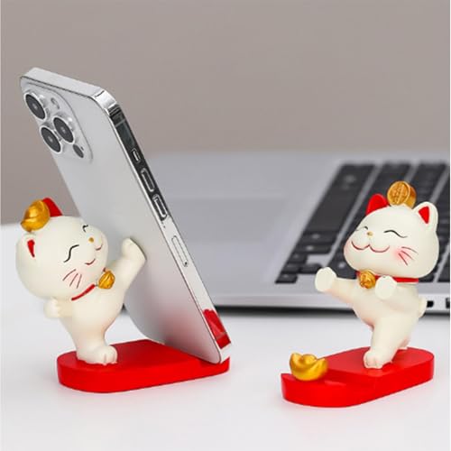 Support de téléphone en forme de chat pour éviter les chutes sur table