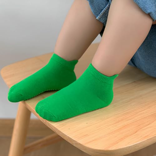 Image of MOMISY Baby Girl Boys children Non Slip Socks Toddlers Infant Warm Cotton Stretch Anti skid Socks-6 Pairs