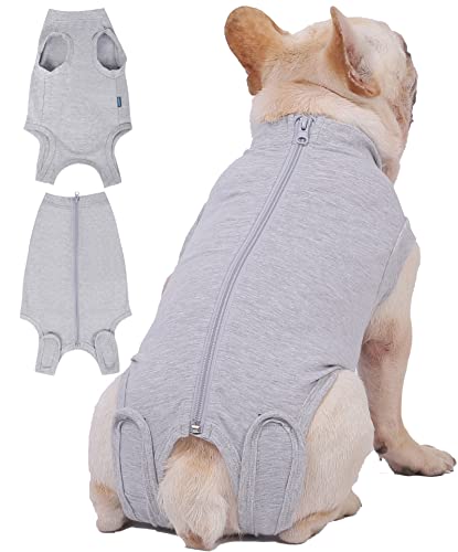 Image of Dog Surgery Recovery Suit - After Spay, Abdominal Wounds Post Surgical Recovery, Anti Licking Breathable Dog Onesies for Small, Medium & Large Pet, Alternative Bandages Cone E-Collar