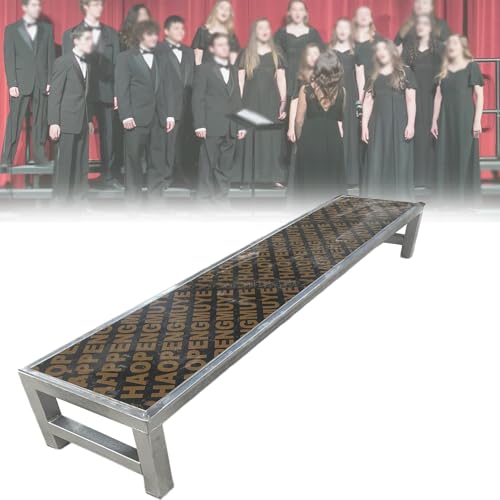 Escaliers choraux pliables sécurisés contre les glissades sur scène