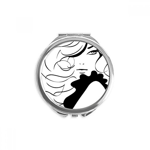Miroir de poche compact et portable pour maquillage précis