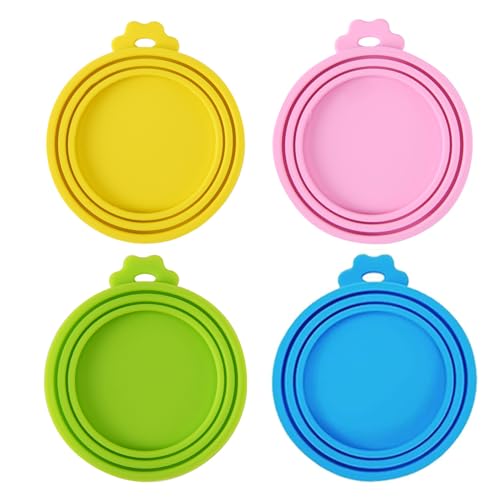 6 Stück Dosendeckel Für Katzenfutter - Mit 6 Löffeln, Mehrweg-Deckel Für Tierfutterdosen