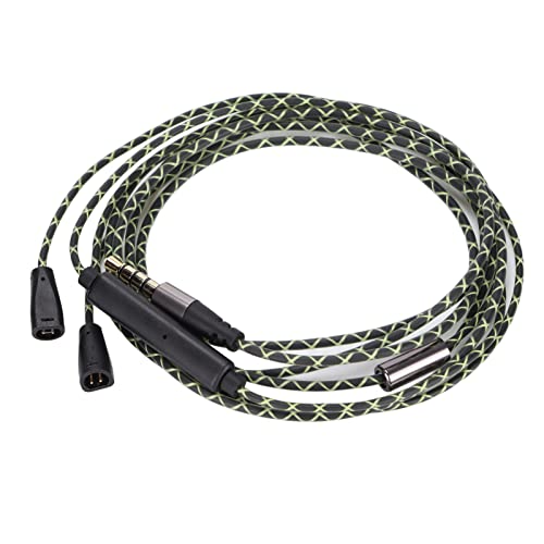 3.5mm Headphone Audio Cable with Volume Control Microphone for Sennheiser IE8 IE80 IE8i