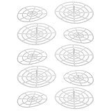 Cabilock 10stücke Gärgitterplatte Zum Einlegen Und Fermentieren Mit Feinem Sieb Für Einmachgläser Säurebeständig Wiederverwendbar Für Gemüsezubereitungen