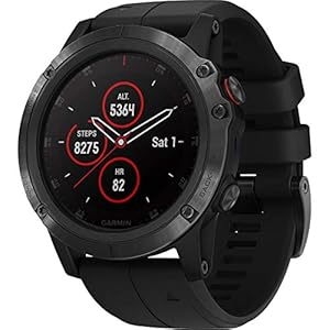 Garmin Fenix 5X Plus Sapphire Black Laufuhr