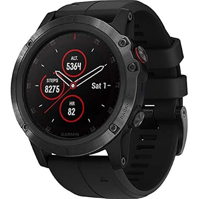 Garmin fēnix 5X Plus Orologio sportivo, Bluetooth, 240 x 240Pixel, Nero