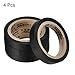 PATIKIL 26Ft Grip Finishing Tape, 4 Pack PVC Racquet Finishing Tapes Racket Accessories Sticky Seal for Tennis Badminton, Black
