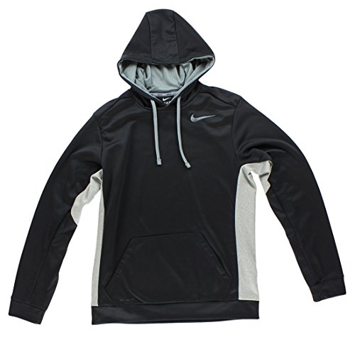 Nike Men's KO Hoodie 3.0, Black/Dark Grey Heather/Cool Grey/Cool Grey, MD
