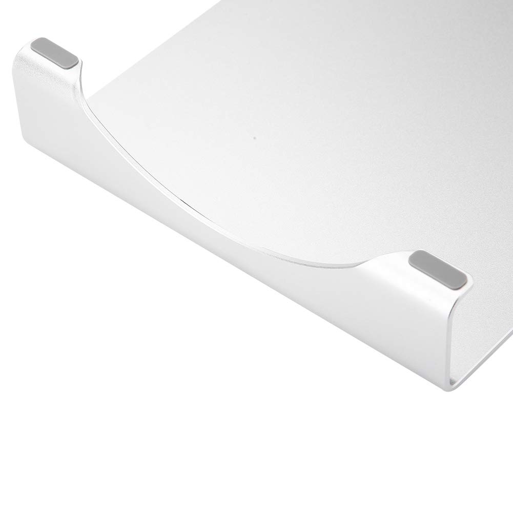 Dpofirs Podstawka Pod Monitor ze Stopu Aluminium, Regulowana Podstawka Pod Laptopa z Otworem do Prowadzenia Kabli dla Ergonomicznej Konfiguracji Komputera Stacjonarnego