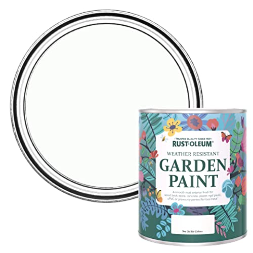 Rust-Oleum Off White Mould Resistant Garden Paint in Matt Finish - Moonstone 750ml