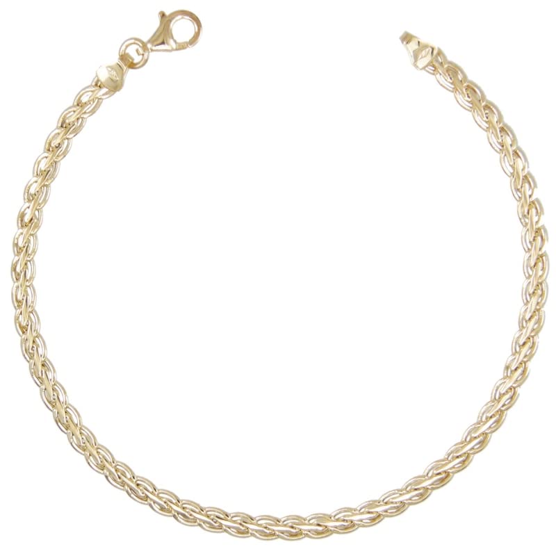 L'Atelier d'Azur - Bracelet Maille Palmier 