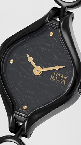Image of Titan Raga Analog Black Dial Women's Watch -NM2531NL01 / NL2531NL01 /NP2531NL01