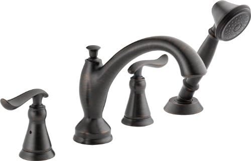 Delta T4794-RB Linden Roman Tub with Handshower Trim, Venetian Bronze by DELTA FAUCET