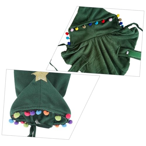 Disfraz para perro talla M color verde miniatura 3