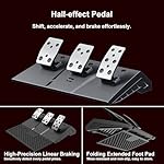 PXN - V9 Gen2 Racing Wheel - 270&900° Car Sim Steering Wheel, 3 Pedals, H Shifter, APP Support, Vibration Feedback - Gaming Steering Wheel for PC, PS4, Xbox One, Xbox Series X/S - Image 4