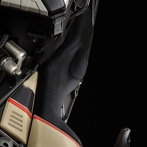 Tapis nid d'abeille selle Guzzi V85TT pour éviter la surchauffe en moto
