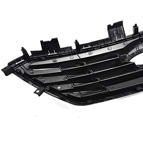 Cheda Front Grill, Compatible With 2015 2016 Hyundai Sonata, Bumper Upper Insert Grille Assembly With Chrome Molding #TOP5
