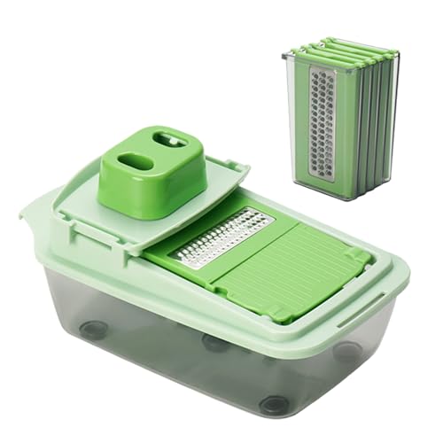 Byeaon Cortador para Verduras, Utensilio De Cocina Portátil para Cubos, Herramienta para Rallar Verduras Y Cortar Patatas, para Patata Tomate Limón Rábano Preparación de Ensaladas Hogar Comercial