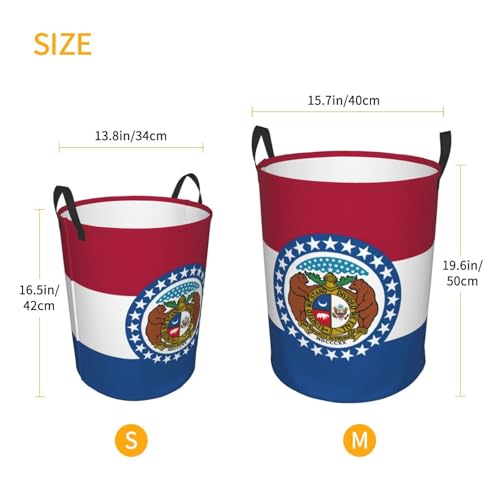 Panier à linge imprimé Missouri pour éliminer le désordre du sol - 6