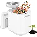 3.5L Electric Composter for Kitchen, Smart Compost Bin with Auto-Cleaning Mode, Odorless Low Noise Design & LED Display, Turn Food Waste to Fertilizer, Compact Compost Machine Indoor for Countertop