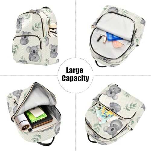 Sac à dos Koala Eucalyptus Leaf pour écoliers S-M | Wudan - 5