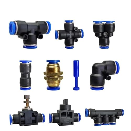 Accesorios rápidos de aire de 12mm y conectores neumáticos para mangueras
