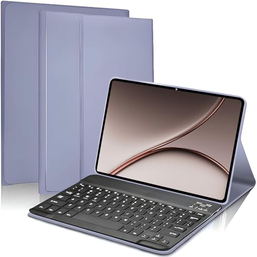 Image of ProElite Keyboard Case for OnePlus Pad 4 13.2 inch 2026 Cover, Magnetic Detachable Wireless Bluetooth Keyboard for OnePlus Pad 4 13.2 inch 2026, Lavender