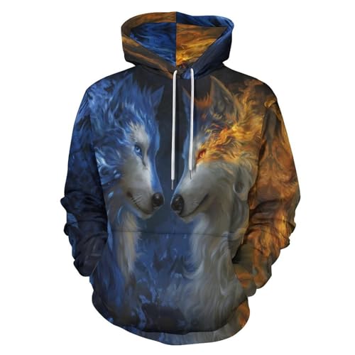 Sweat-shirt animal cool imprimé 3D avec finitions durables pour un look hip hop unique