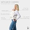 Mabē Monarch Ergonomic Baby Carrier – Premium Cotton Soft Structured Newborn to Toddler Carrier with Hip-Healthy Design, 3 Carry Positions (7-35lbs), Lightweight & Breathable, (Houndstooth) #3