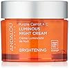 Andalou-Natural-Purple-Carrot-C-Luminous-Night-Cream-Purple-Carrot-Plus-C-Luminous-17-Ounce Andalou Natural Purple Carrot + C Luminous Night Cream, Purple Carrot Plus C Luminous, 1.7 Ounce
