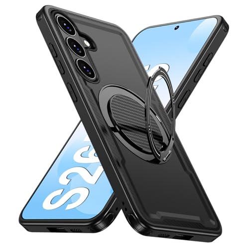 Coque magnétique pour Samsung Galaxy S26 Plus antichoc robuste avec support anneau