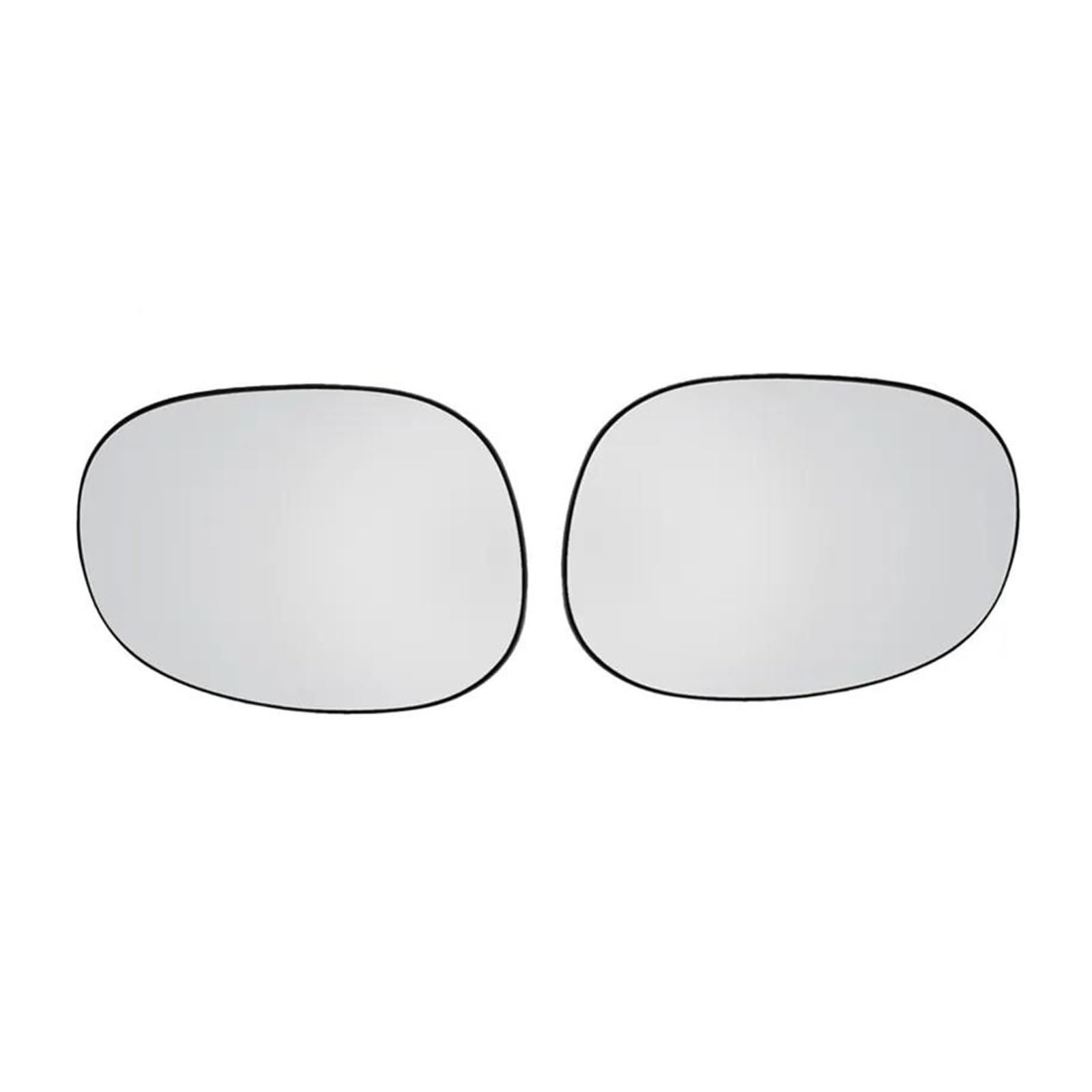 Espejos Retrovisor Para Citroen para C3 para C2 2002 2003 2004 2005 2006 2007 2008 2009 2010 cristal de espejo retrovisor calefactado para coche Cristal Retrovisor
