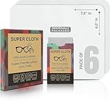 HIGH-PERFORMANCE MICROFIBER FOR OPTICS & SCREENS: Made from ultra-fine, high-density microfiber that lifts oils, fingerprints, and smudges quickly — giving you a streak-free, lint-free finish on eyeglasses, sunglasses, smartphone screens, tablets, an...