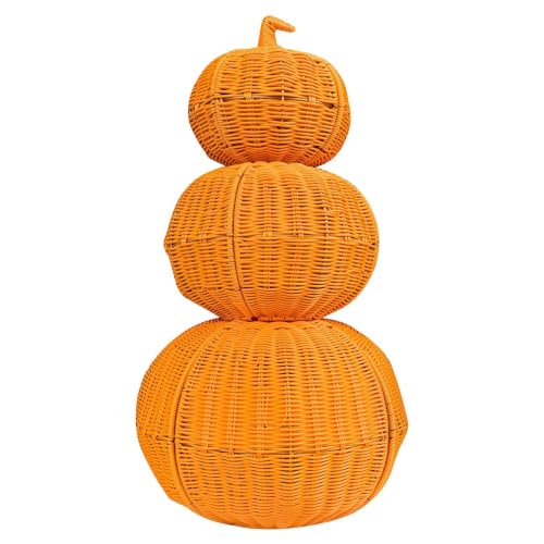 Calabaza tejida de Halloween: decora sin pl&aacute;sticos con este centro de mesa 2