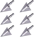 MEJOSER Archery Broadheads 100 Grain Fixed Blades Stainless Steel Hunting Broadheads for Crossbow Re