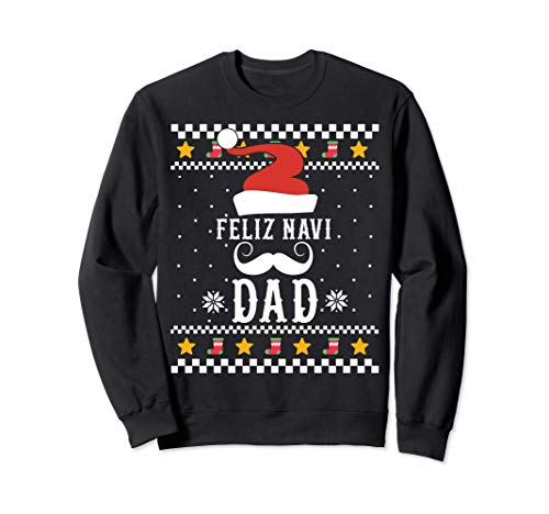 FELIZ NAVI DAD! Feo suéter navideño Sudadera