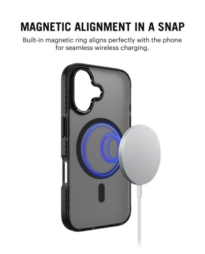 Image of DailyObjects Polycarbonate Nimbus Magnetic Protective Back Cover Compatible with iPhone 16 Plus |Camera & Body Protection | Scratch Resistant|Precise Cutouts & Modern Design|Wireless Charging White